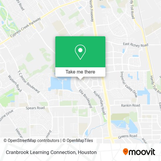 Cranbrook Learning Connection map