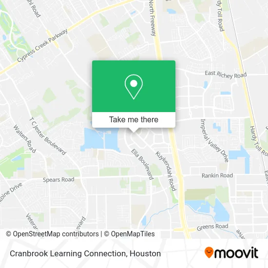 Cranbrook Learning Connection map