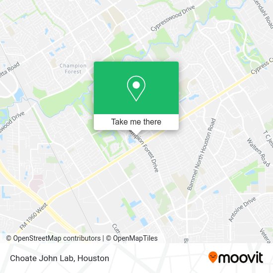 Choate John Lab map