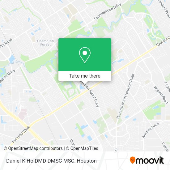 Daniel K Ho DMD DMSC MSC map