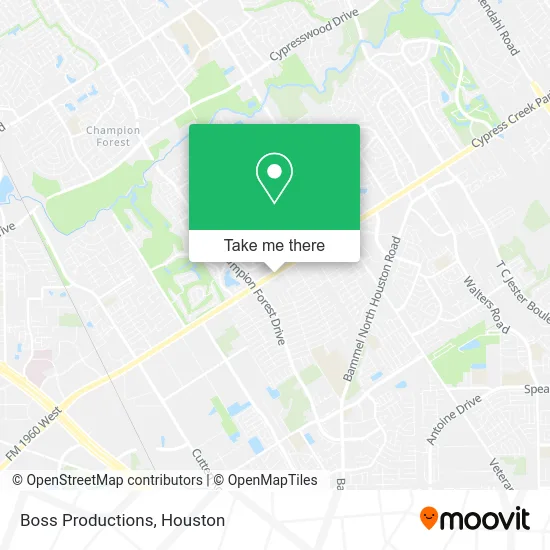 Boss Productions map