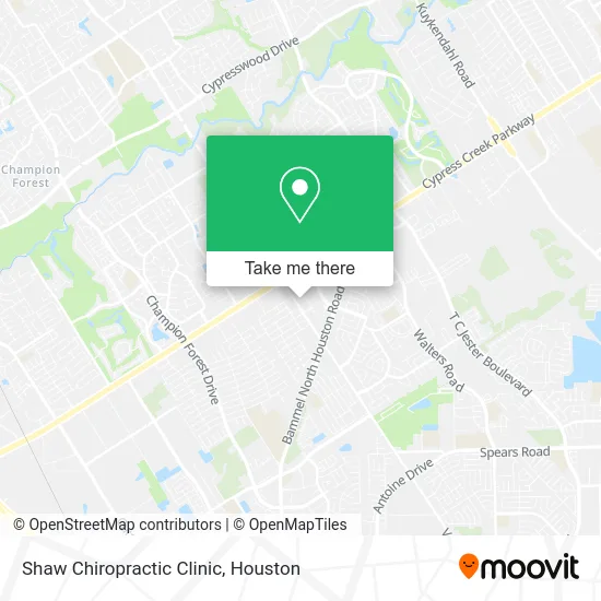 Shaw Chiropractic Clinic map