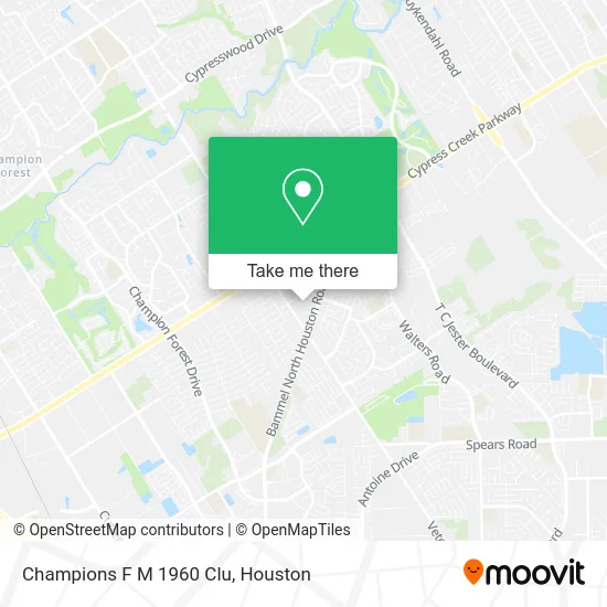 Champions F M 1960 Clu map