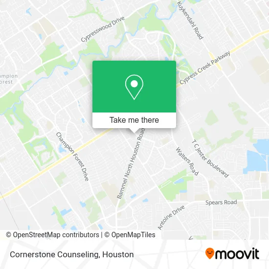 Cornerstone Counseling map