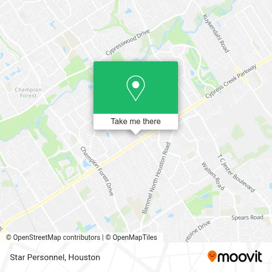 ¿Cómo llegar a Star Personnel en Houston en autobús?