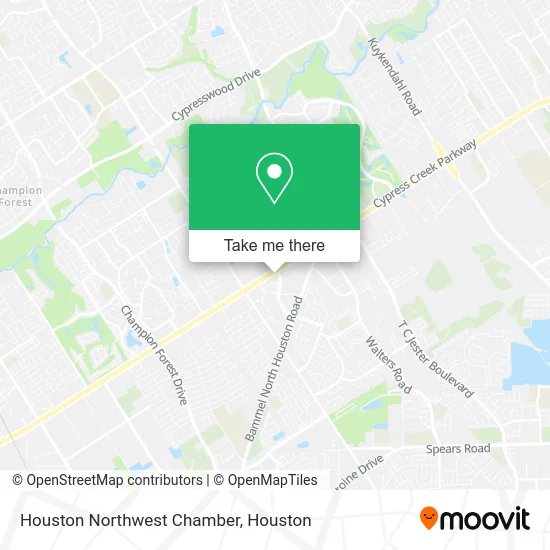 Houston Northwest Chamber map
