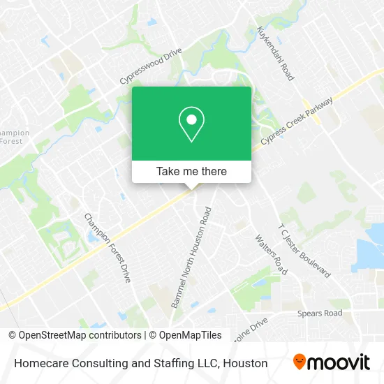 Mapa de Homecare Consulting and Staffing LLC