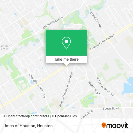 Mapa de Imcs of Houston