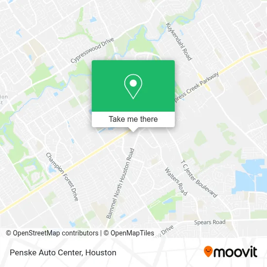 Penske Auto Center map