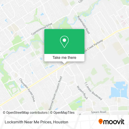 Locksmith Near Me Prices map