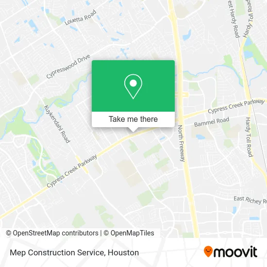 Mep Construction Service map