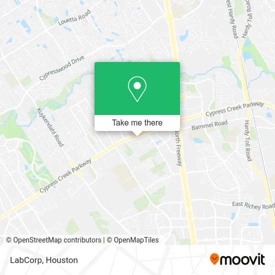 LabCorp map