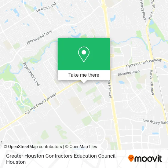 Mapa de Greater Houston Contractors Education Council