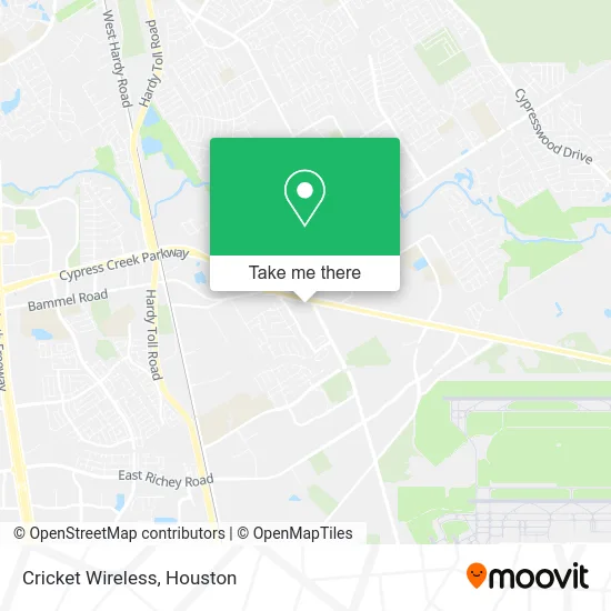 Cricket Wireless map