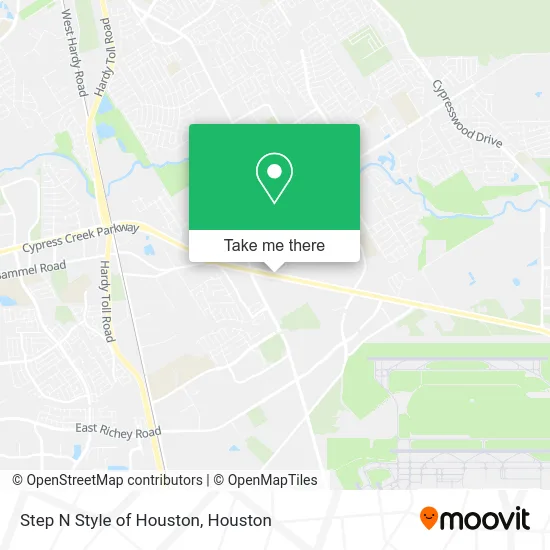 Step N Style of Houston map