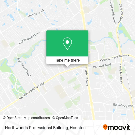 Mapa de Northwoods Professionsl Building