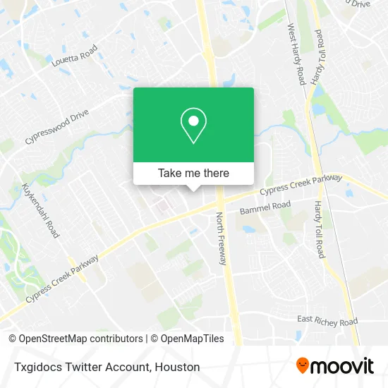 Mapa de Txgidocs Twitter Account