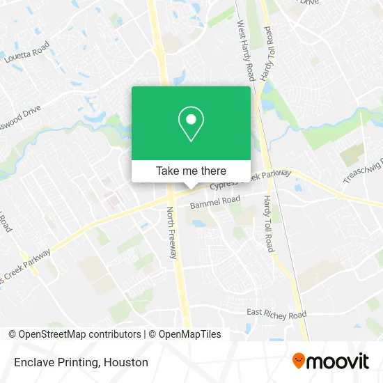 Enclave Printing map