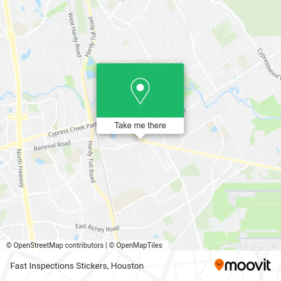 Mapa de Fast Inspections Stickers