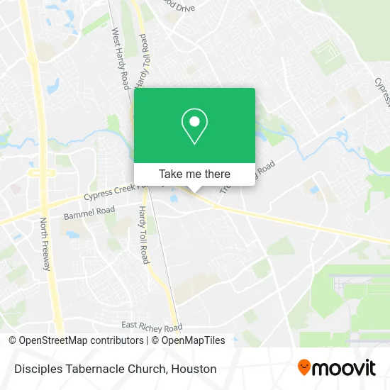 Mapa de Disciples Tabernacle Church