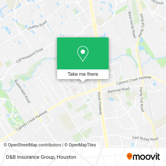 D&B Insurance Group map