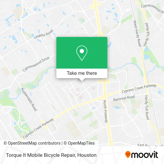 Torque It Mobile Bicycle Repair map