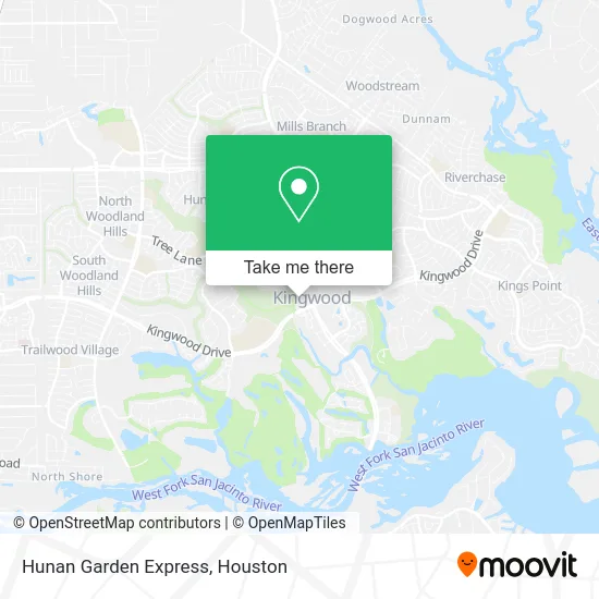Hunan Garden Express map