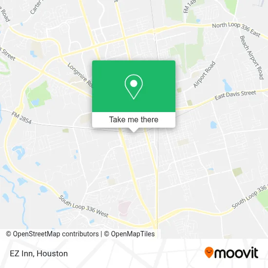 EZ Inn map