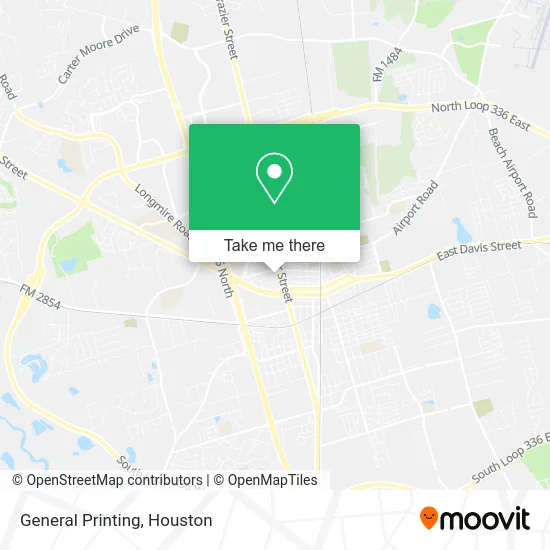 General Printing map
