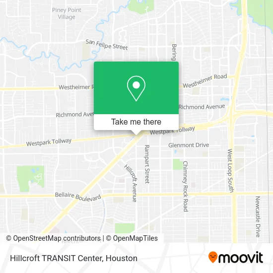 Mapa de Hillcroft TRANSIT Center