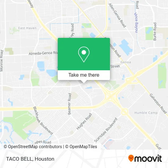 Mapa de TACO BELL