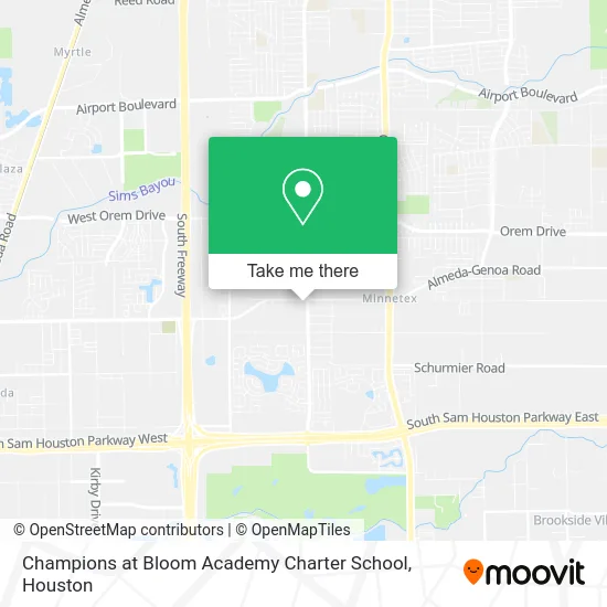 Champions at Bloom Academy Charter School map