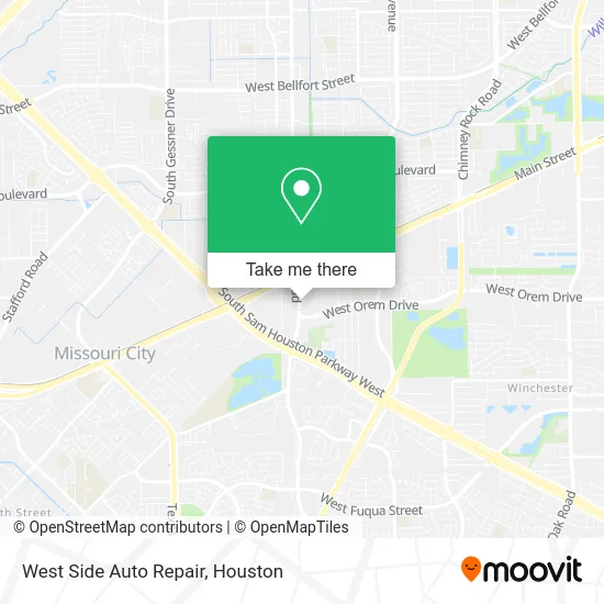 West Side Auto Repair map