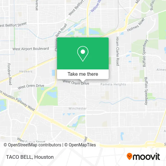 TACO BELL map