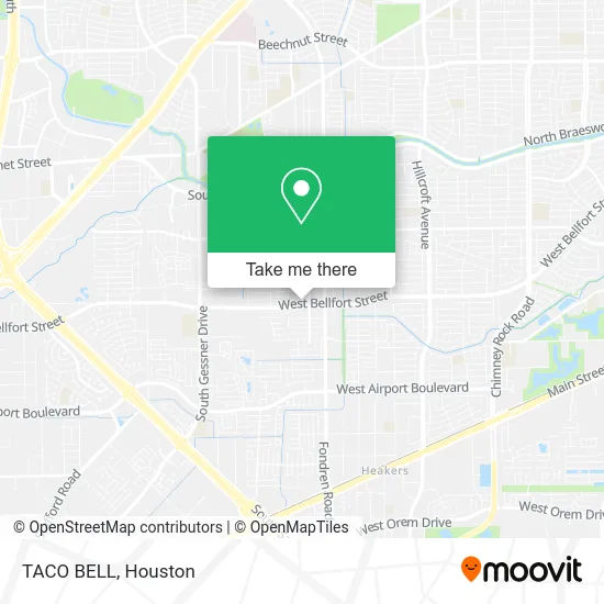 TACO BELL map