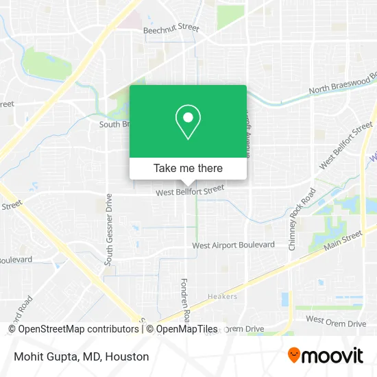 Mohit Gupta, MD map