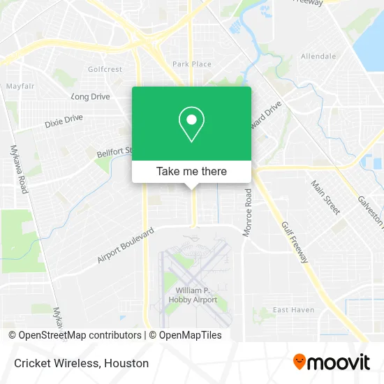 Cricket Wireless map