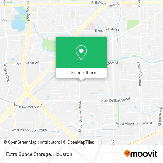 Mapa de Extra Space Storage