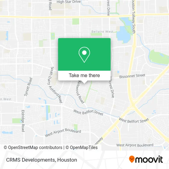 Mapa de CRMS Developments
