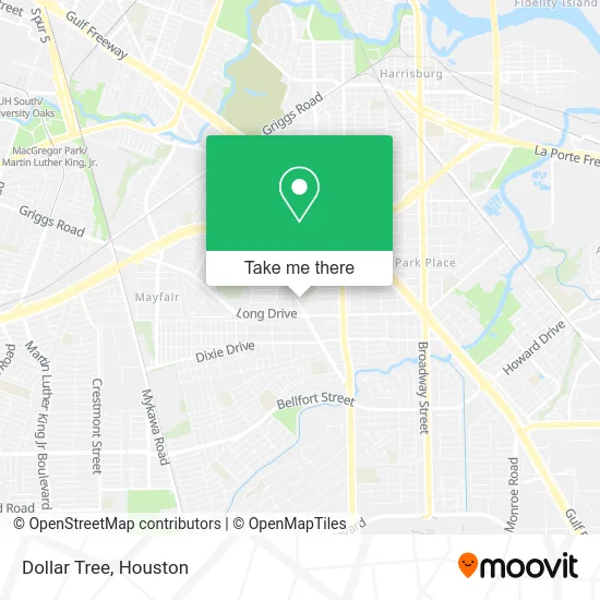 Mapa de Dollar Tree