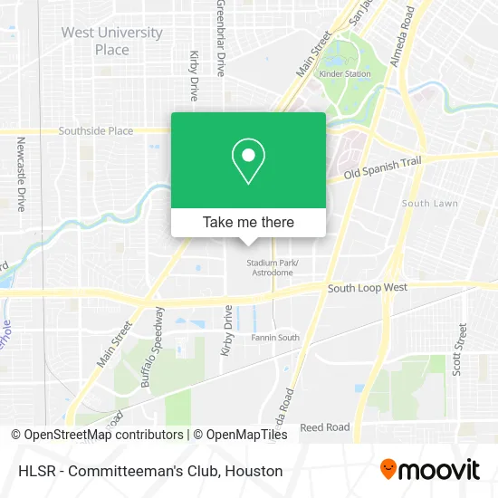 Mapa de HLSR - Committeeman's Club