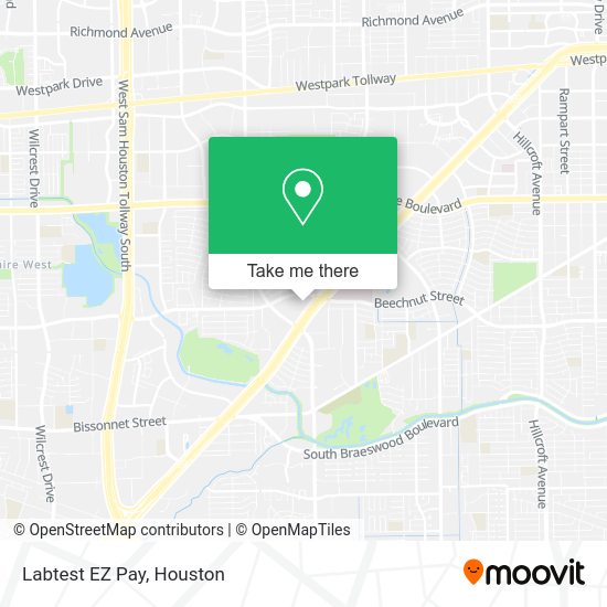 Labtest EZ Pay map