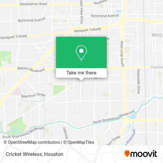 Cricket Wireless map