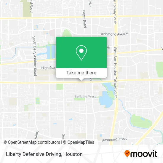 Liberty Defensive Driving map