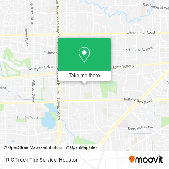 R C Truck Tire Service map
