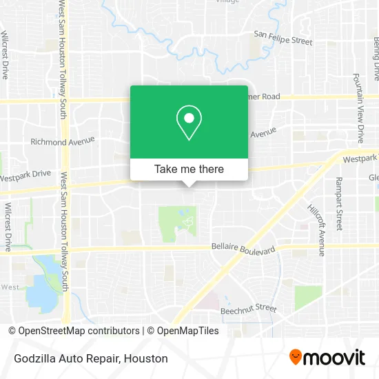 Mapa de Godzilla Auto Repair