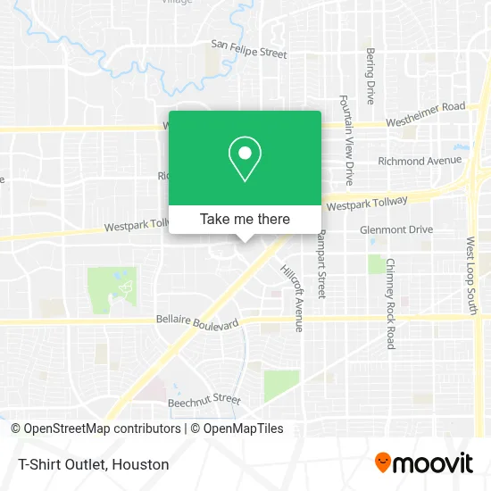 T-Shirt Outlet map