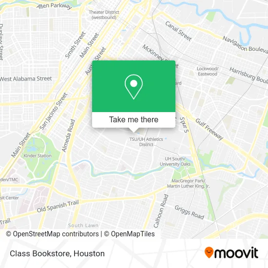 Mapa de Class Bookstore