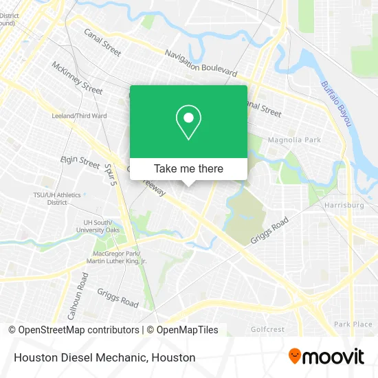 Houston Diesel Mechanic map
