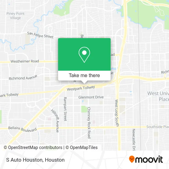 S Auto Houston map
